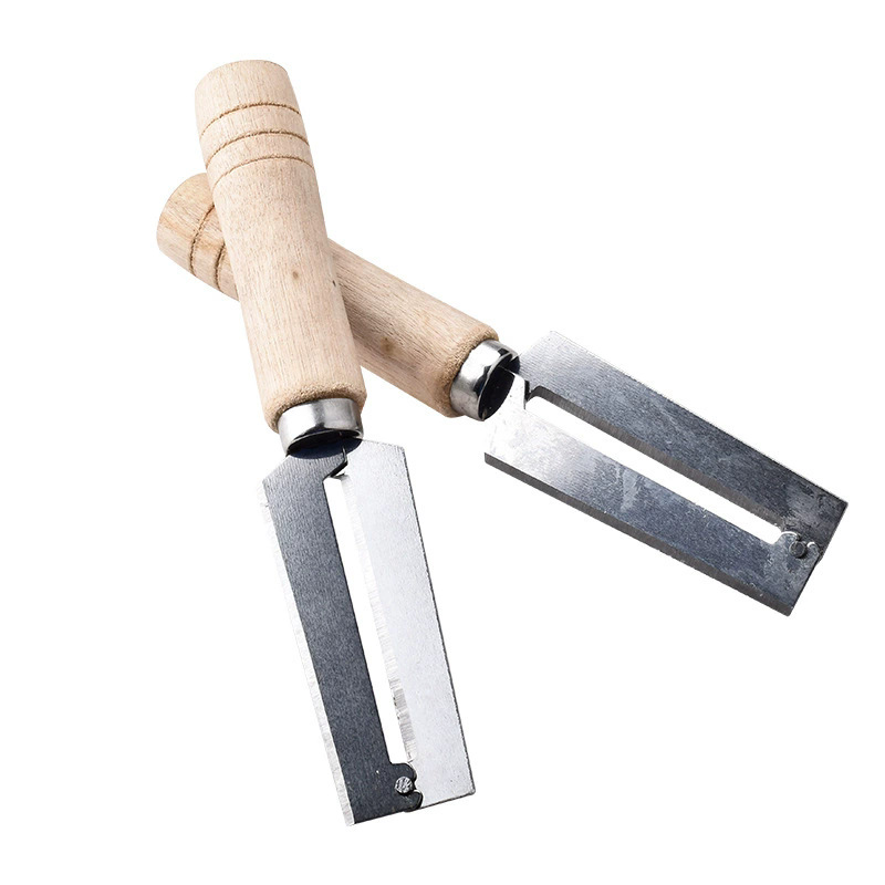 Stainless Steel Peeler Sugarcane Knife Pineapple Peeler Fruit Shop Cane Peeling Knife Peeler