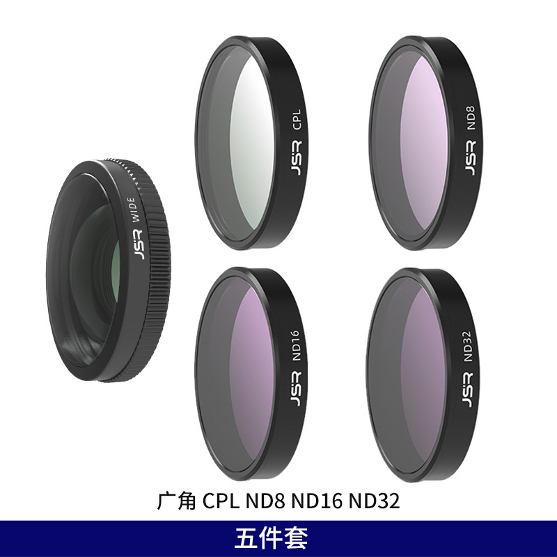 Wide-angle filter kit for DJI osmo Nano action camera DJI thumb action camera accessories