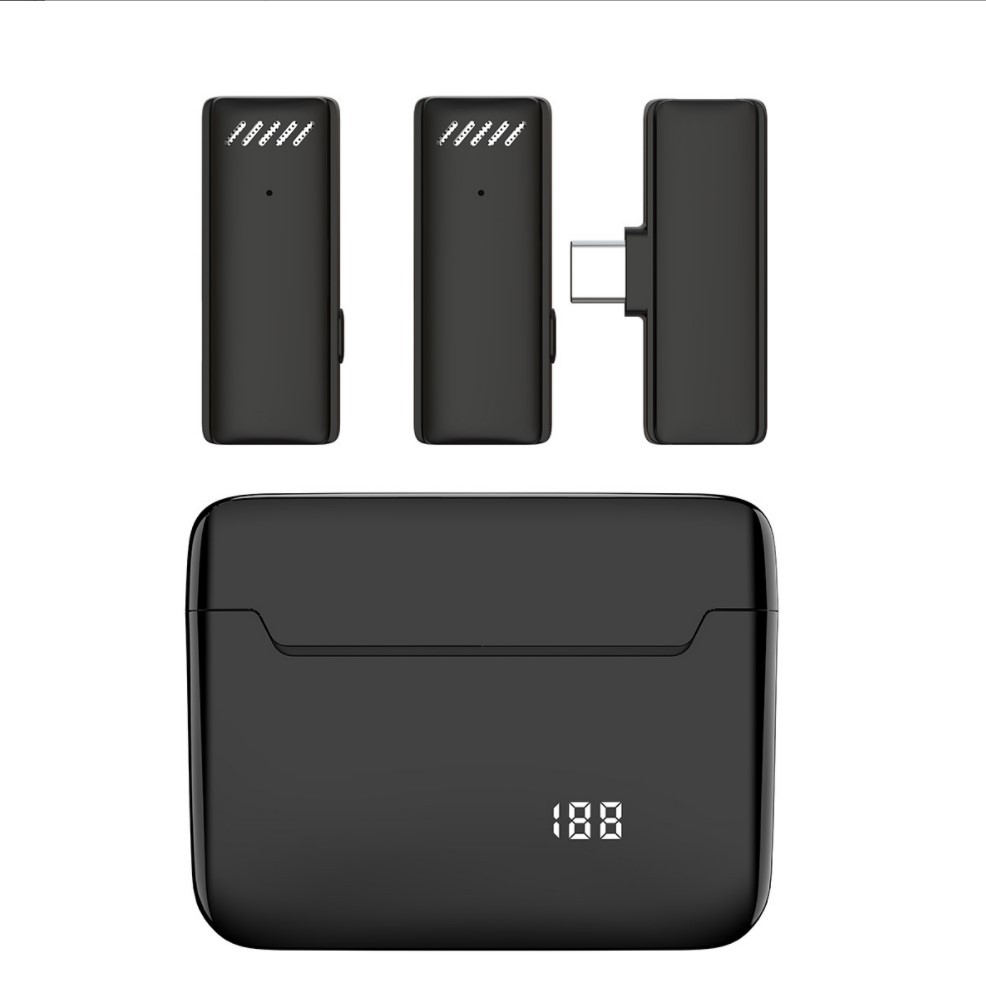 Private Mold S17 Three-in-One Wireless Lavalier Microphone Android Camera Universal Live Streaming Noise Reduction Mic