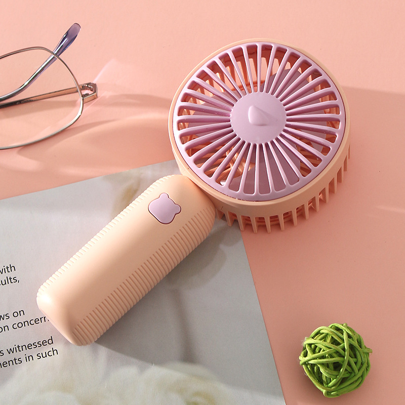 New Summer Cooling Free Handheld Fan Mini USB Rechargeable Portable Desktop Small Electric Fan