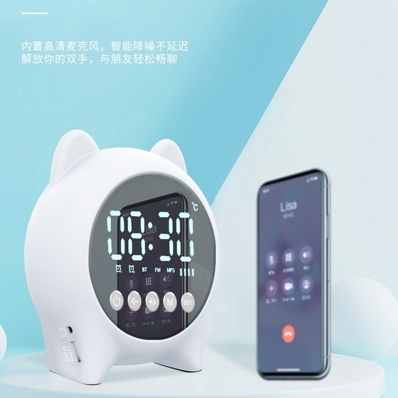 Children student timing self-discipline cute learning wake-up dedicated alarm clock desktop display table clock desktop