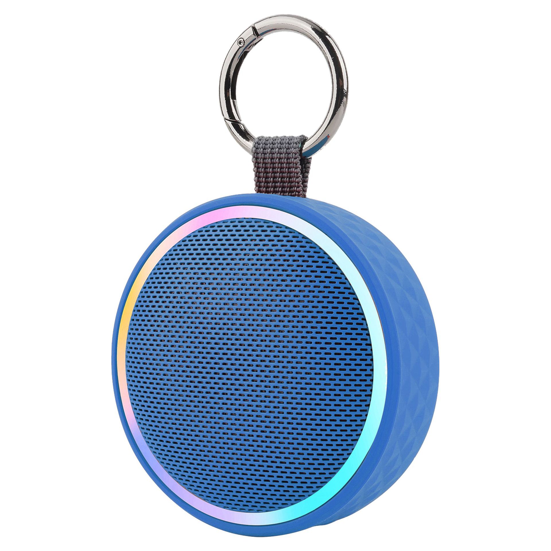 New Private Mold Outdoor Waterproof Speaker RGB Cool Light Plug-in Card Clip Portable Bluetooth Small Speaker