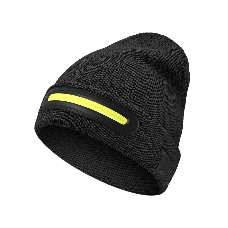 New LED colorful lighting rechargeable Bluetooth music hat Halloween party colorful light-up hat TIKTOK
