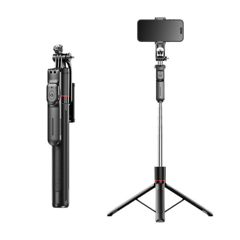 F16 Phone Selfie Stick Tripod Panoramic Rotating Photography Anti-Shake Travel Portable Bluetooth Phone Holder 1.7m