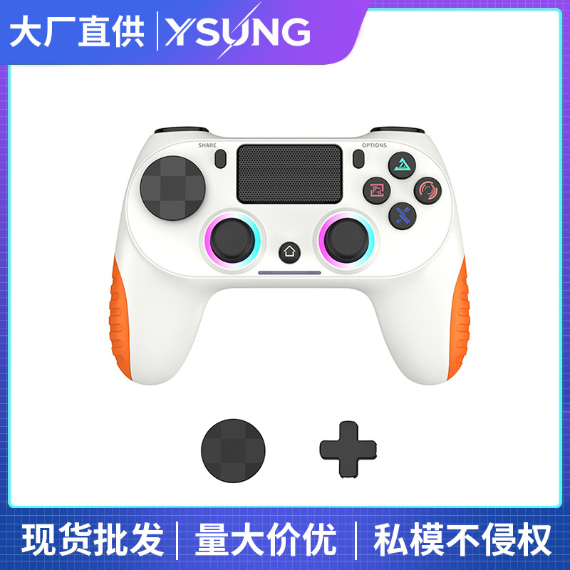P4 Wireless Bluetooth Game Controller Six-Axis Vibration with Light P4 Game Controller Private Mold Game Controller