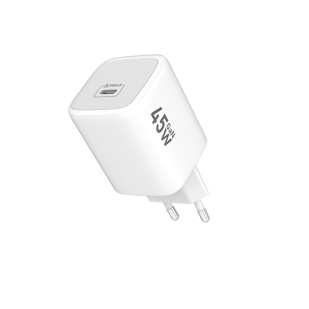 PD45W European standard charger, phone computer tablet GaN GAN power adapter, CE certified charging head