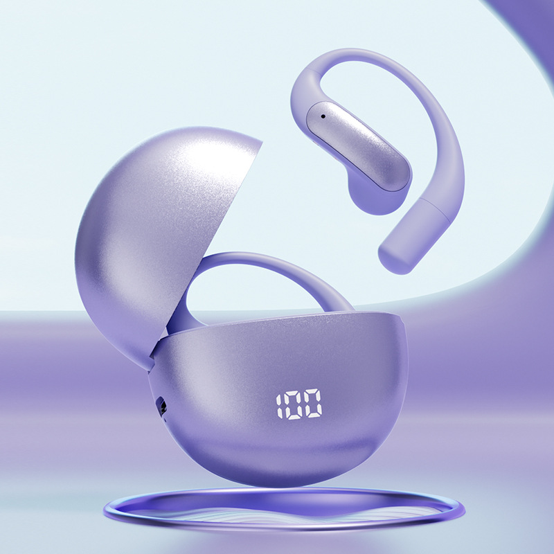 AI Intelligent Translation Wireless Bluetooth Earphone Long Battery Life Sports Ear Hook Bluetooth Earphone