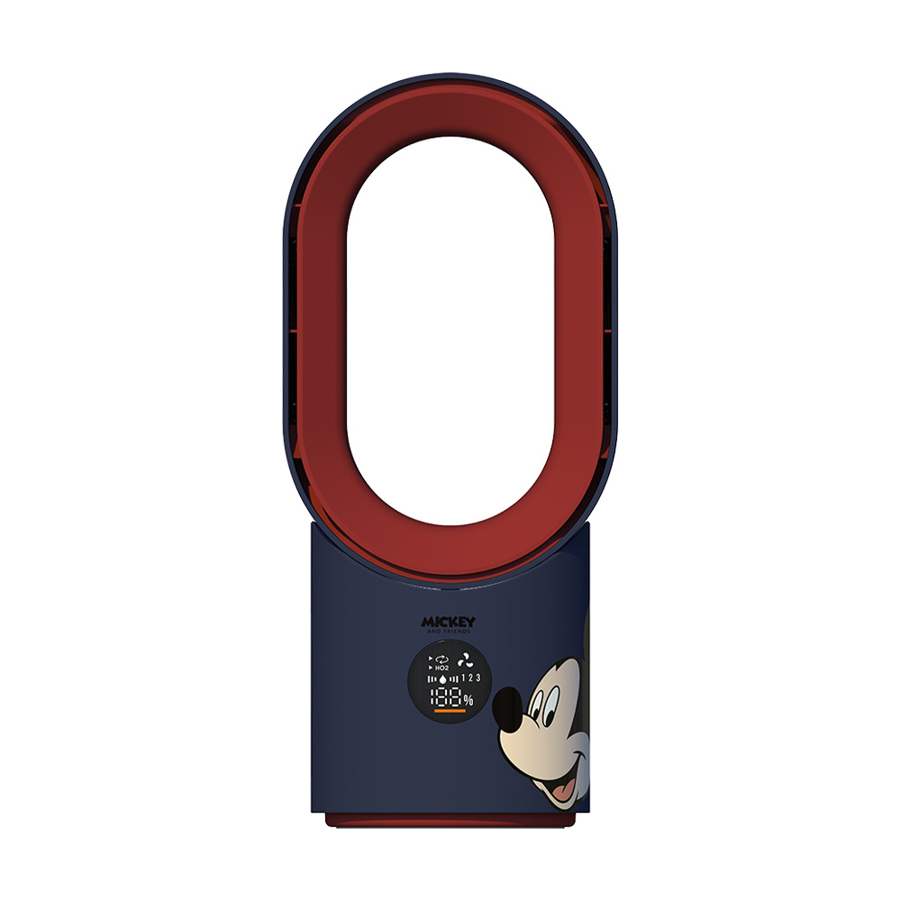 Disney Strawberry Bear Bladeless Fan Silent Air Conditioner Fan Home Student Dormitory Desktop Office Desktop Cooling Fan