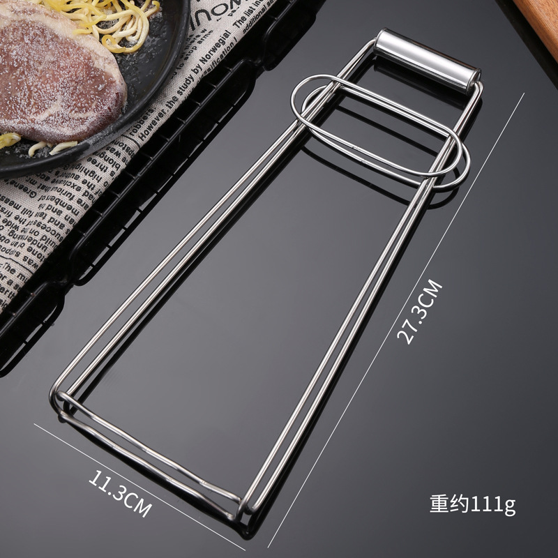 Stainless steel plate lifting clip bowl dish clip anti-scalding plate lifter kitchen small tool anti-scalding clip kitchen plate lifter