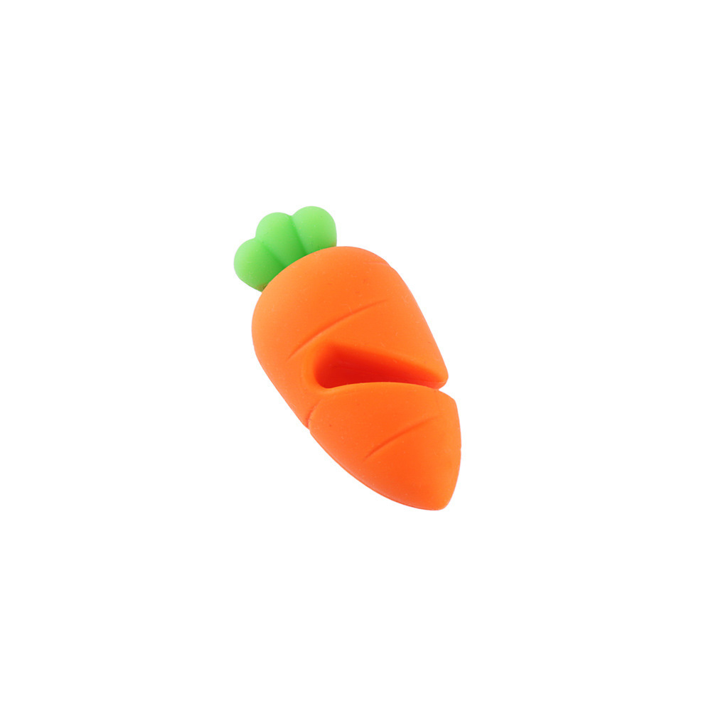 Silicone small carrot pot lid lifter anti-overflow device kitchen practical small tool sellable