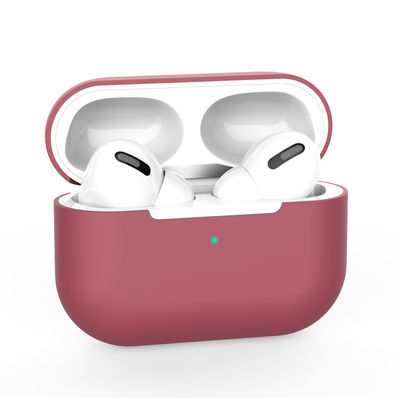 Suitable for Apple Headphone Protective Case AirPods Pro Silicone Headphone Case Wireless Bluetooth Headphone Protective Cover
