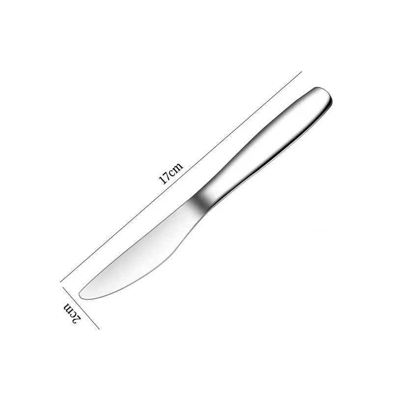 Children's cutlery knife fork spoon 304 stainless steel set 4-piece laser cartoon pattern western knife fork
