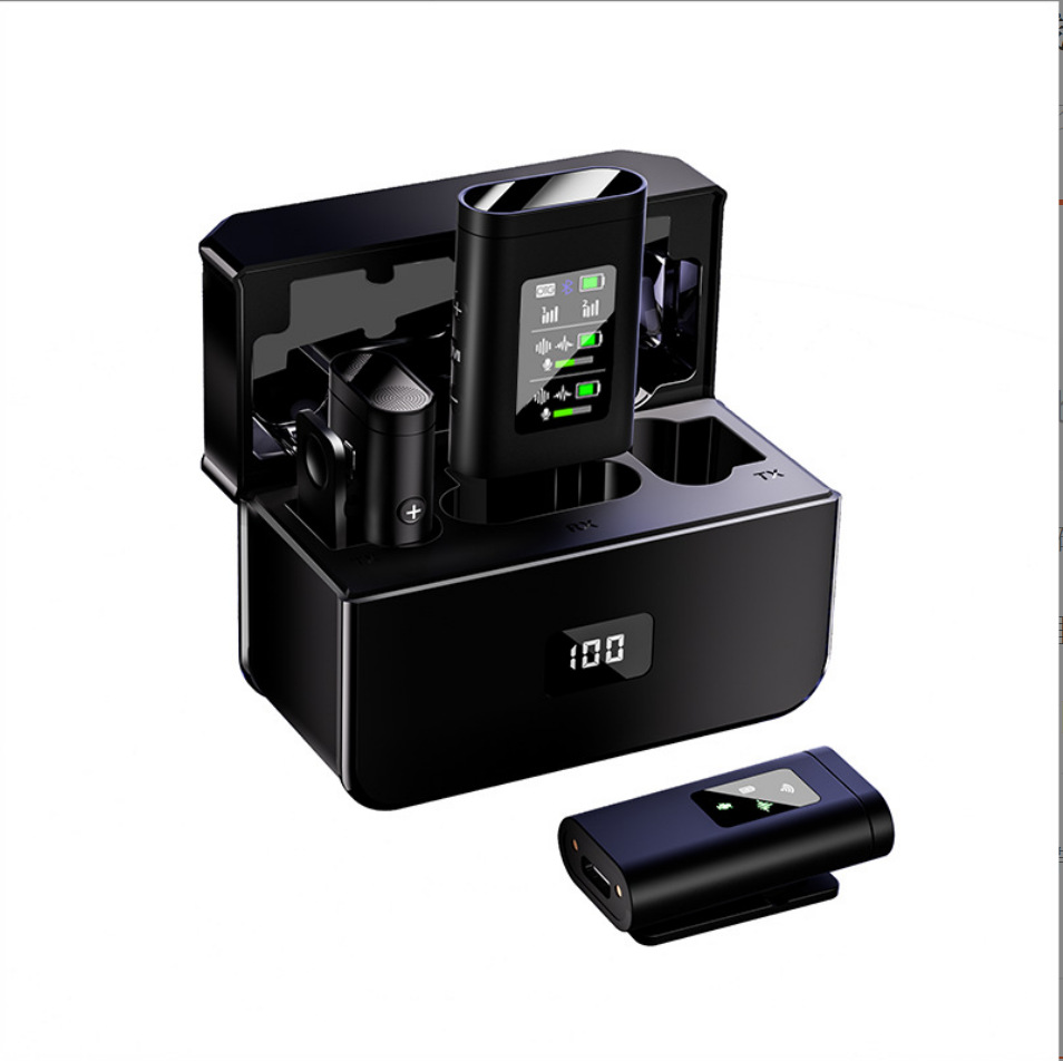Private Mold S17 Three-in-One Wireless Lavalier Microphone Android Camera Universal Live Streaming Noise Reduction Mic
