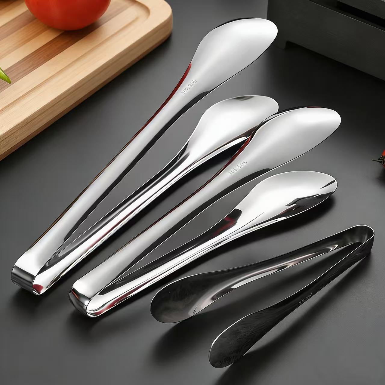 304 stainless steel no-hole delicate clip, buffet clip, barbecue clip, steak clip, food bread clip, multifunctional food clip