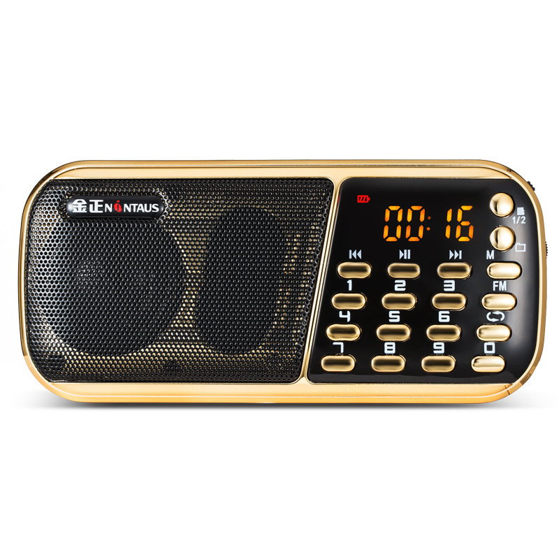 Jin Zheng B853 Three-Battery Radio MP3 Elderly Mini Speaker Card-Slot Speaker Portable Music Player