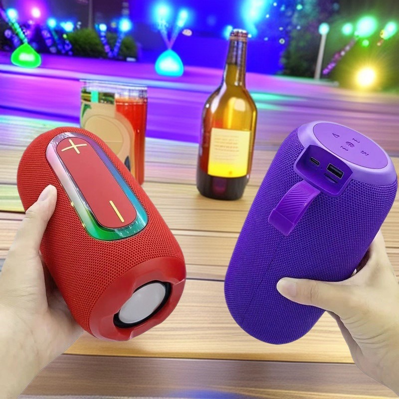 New Wireless Outdoor Dual Speaker Bluetooth Speaker Loud Volume Super Heavy Bass Home Portable Car Small Speaker