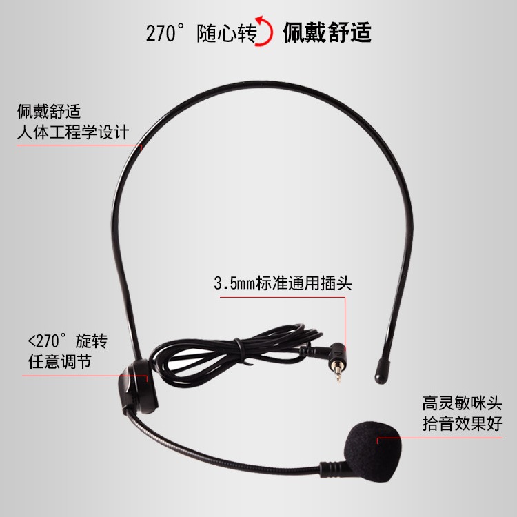 Children's Stage Chorus Performance Fake Headset Microphone Prop Wireless Lip-sync Headworn Microphone for Adults