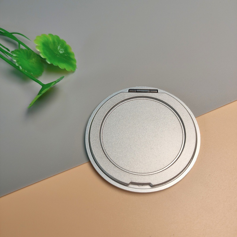 Thin Ring Stand 360 Degree Round Turntable Rotating Hinge Lazy Stand LOGO Pattern Adhesive Phone Stand