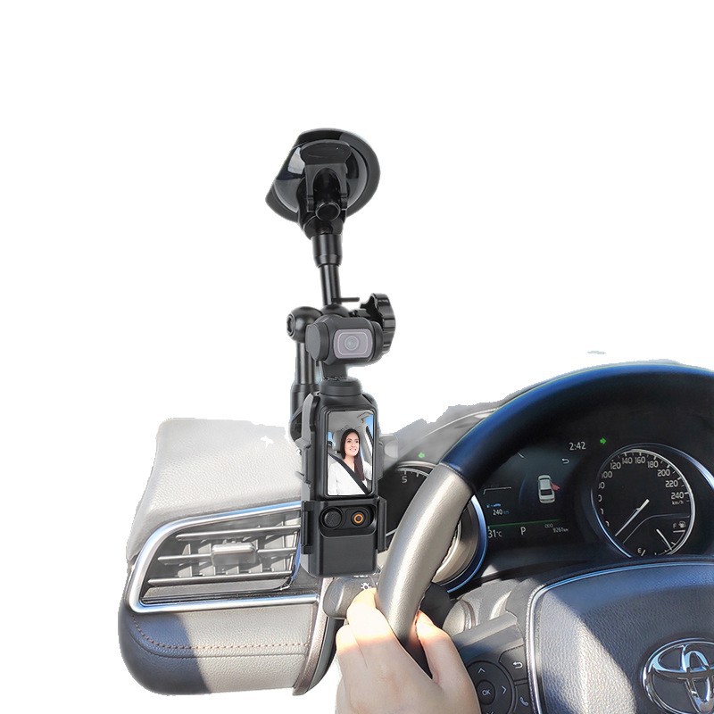 DJI Pocket 4/3/2 Action 6/5 Pro/4 Nano Phone Car Mount Suction Cup Accessories