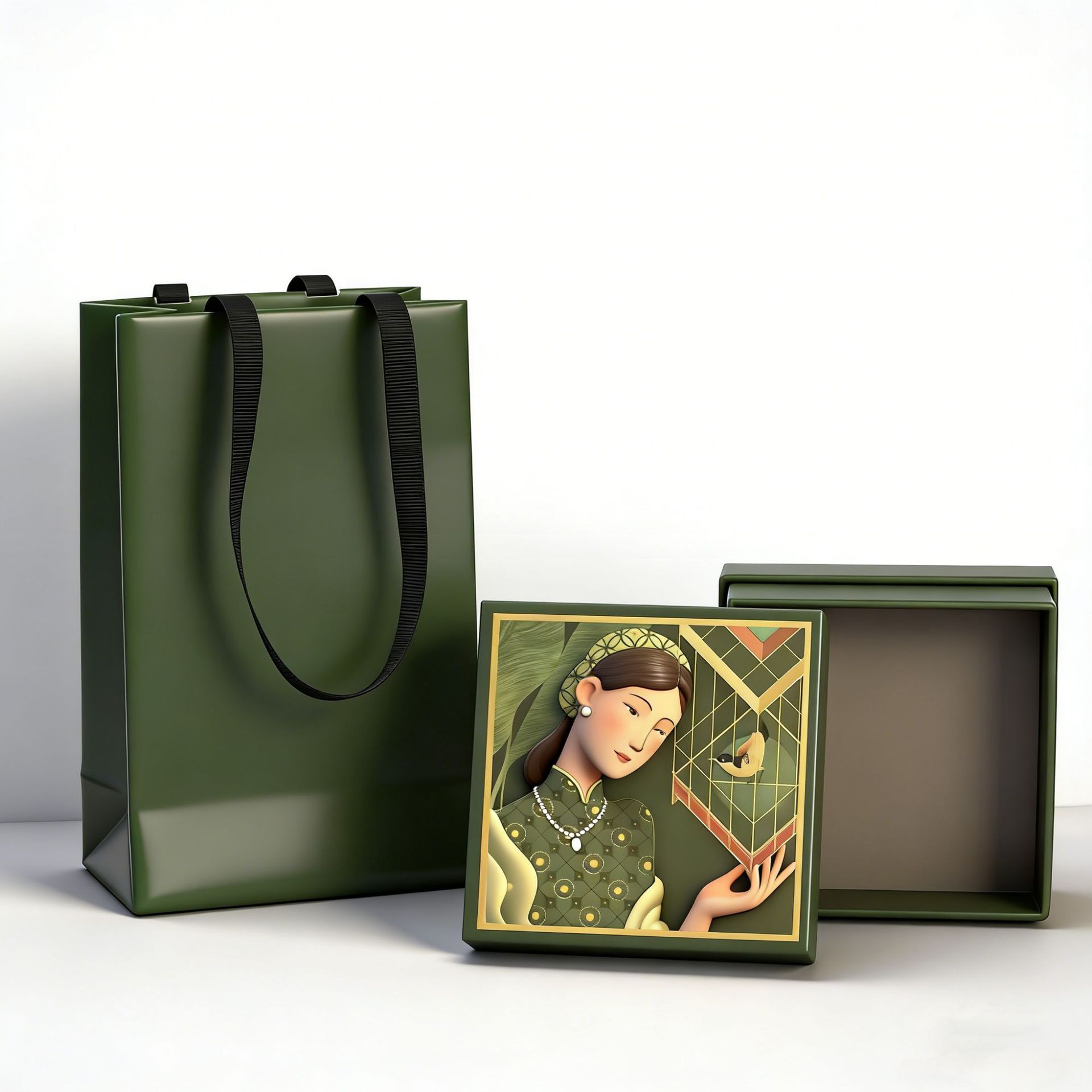 PE film suspension box not sold separately must be purchased with matching product use pearl jewelry box