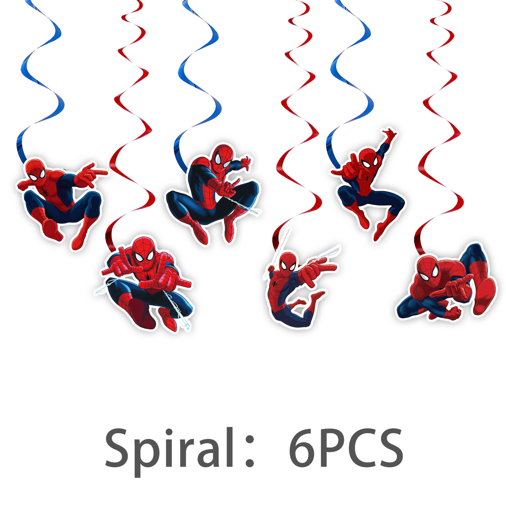 吊旋6PCS—蜘蛛侠