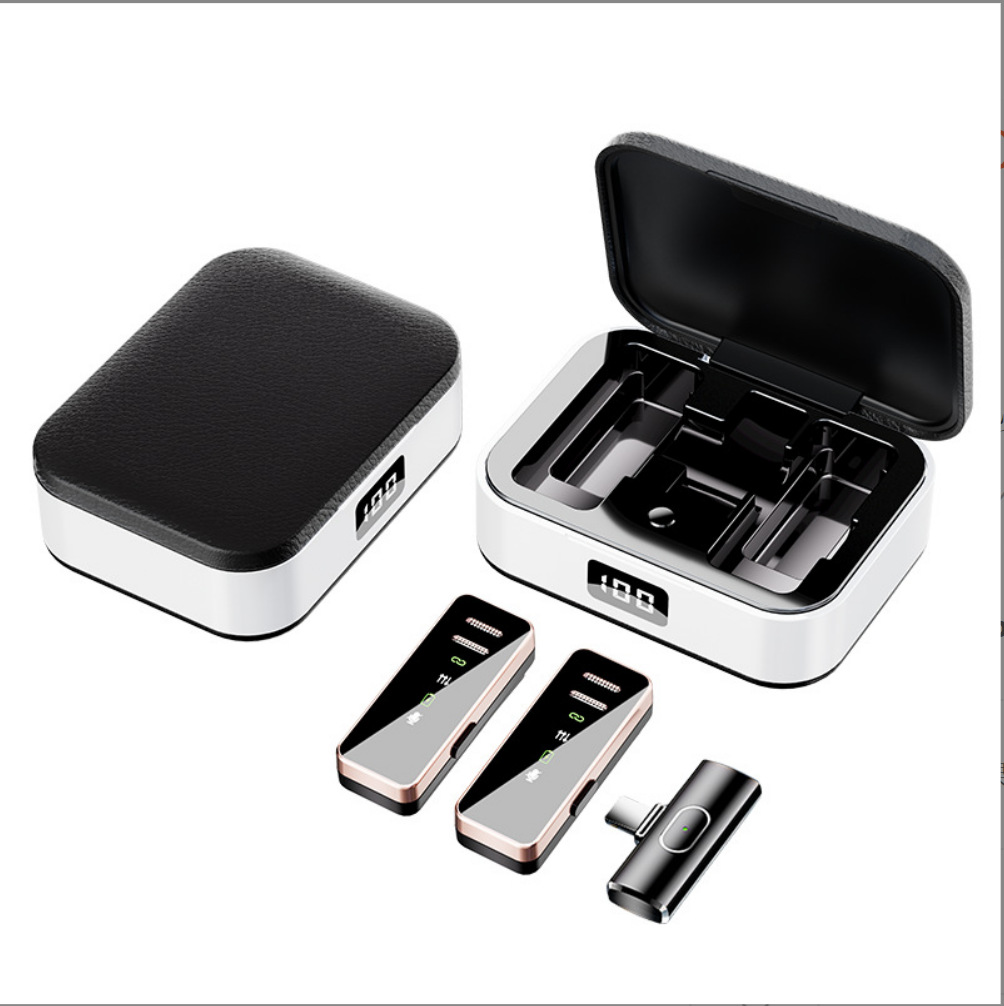 Private Mold S17 Three-in-One Wireless Lavalier Microphone Android Camera Universal Live Streaming Noise Reduction Mic