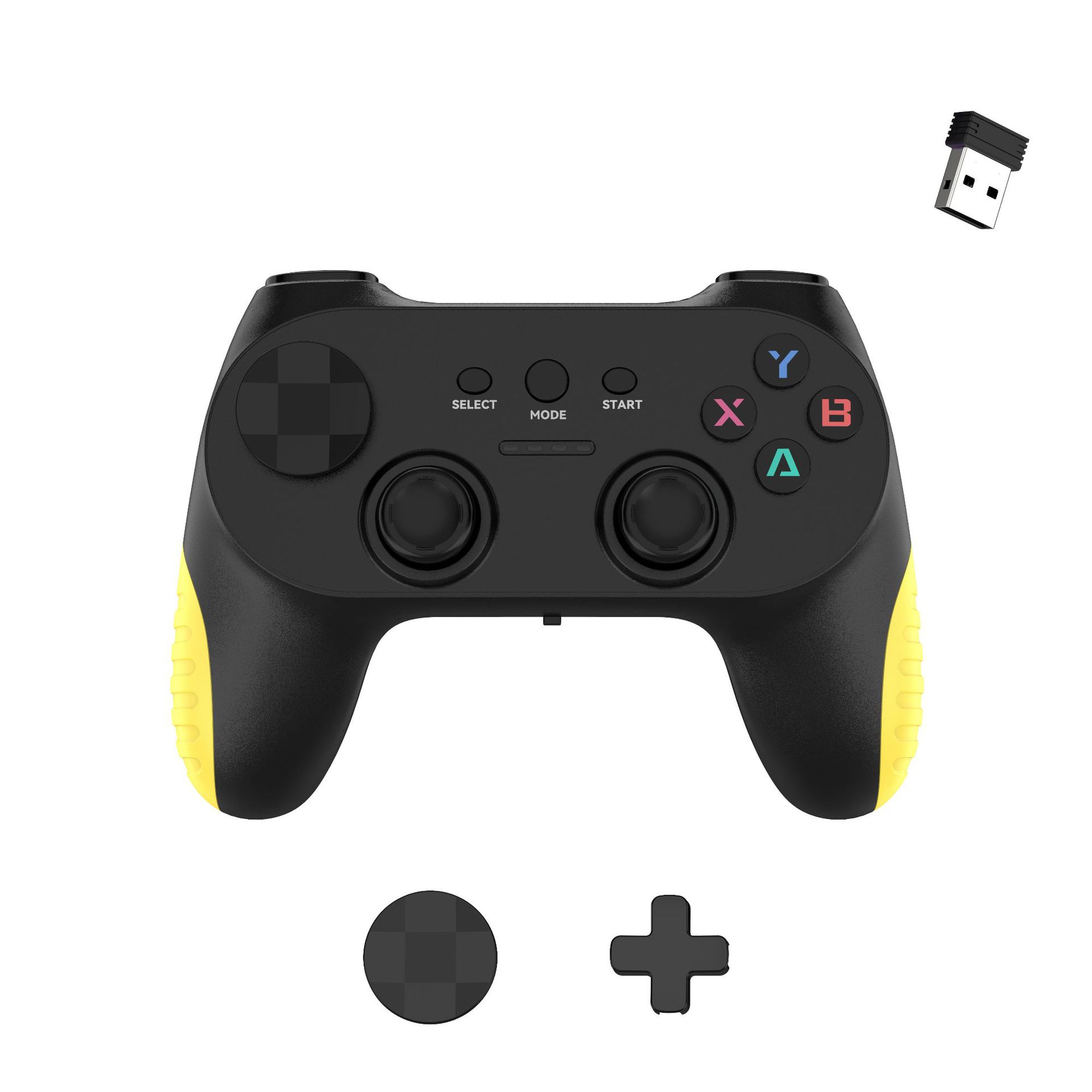 Black Myth USB Computer Game Controller Supports Android/P3/PC360 2.4G Wireless Game Controller