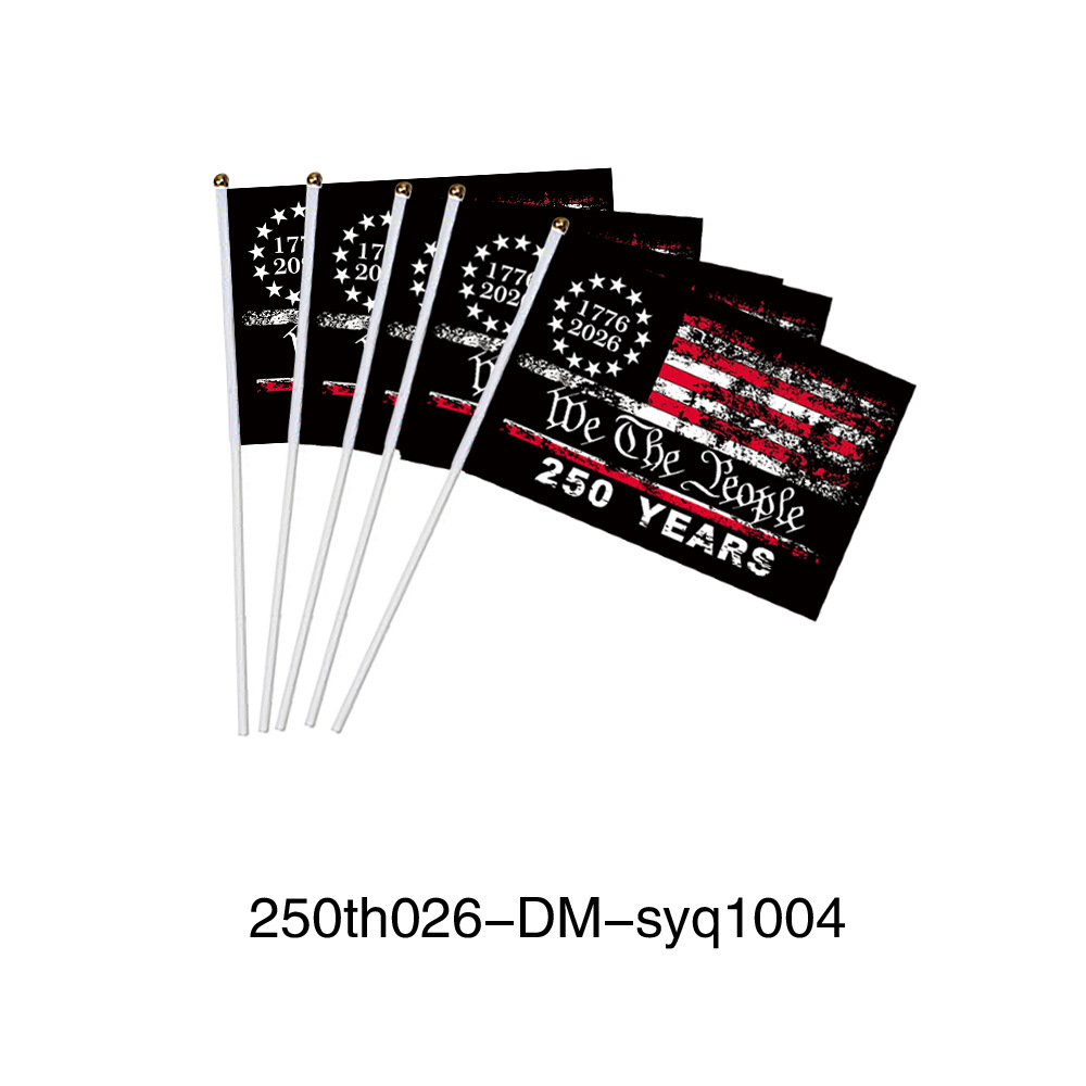 American 250th Anniversary Hand Waving Flag Independence Day Party Flag Making