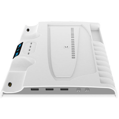 PS5 Slim host cooling base colorful RGB light stand without headphone stand mobile hard drive