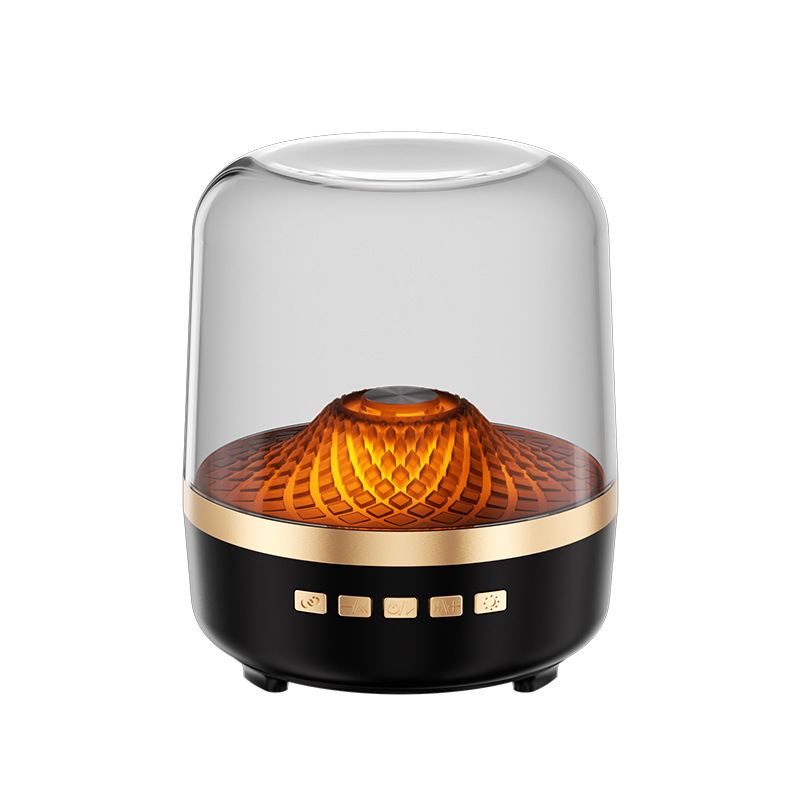 New Harman琉璃 speaker wireless plug-in card Bluetooth speaker subwoofer Huaqiangbei desktop glass speaker