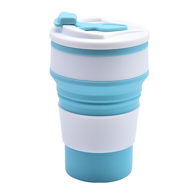 Silicone Water Cup Outdoor Portable Cup Folding Travel Telescopic Cup Foldable