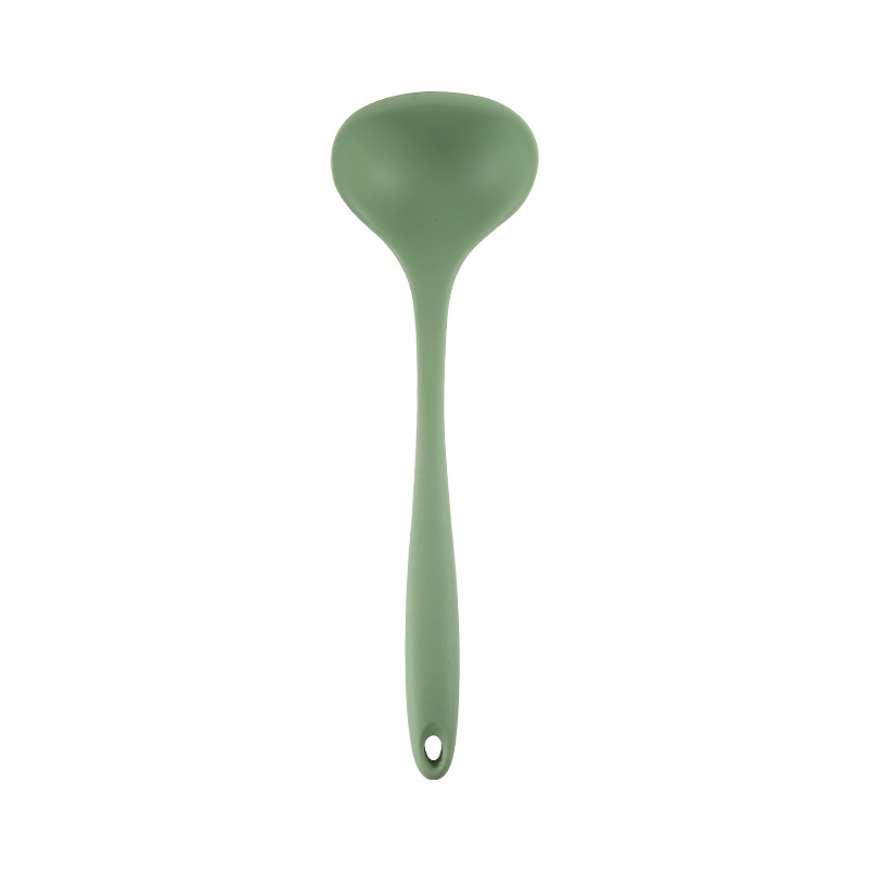 Silicone Kitchen Utensils Soup Spoon Spatula Slotted Spoon Non-stick Pan Kitchenware Food-grade Kitchen Set
