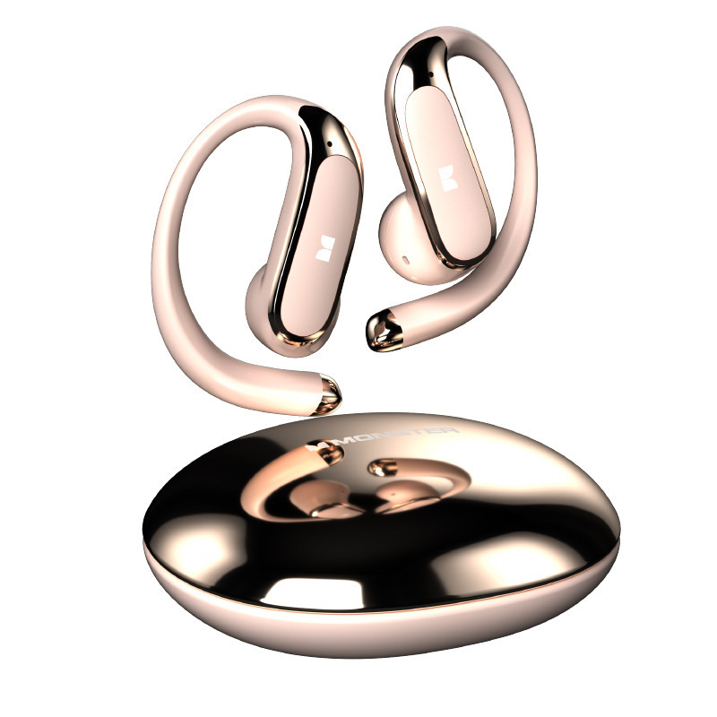 2026 New Mosheng D01 Wireless Bluetooth Headset Ear Hook Open-ear Bone Conduction Noise Cancelling AI Smart Monster Sound