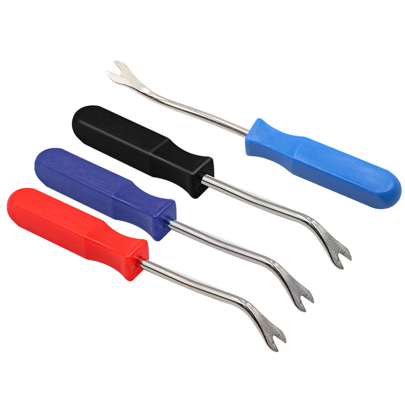 4-Inch Car Clip Removal Screwdriver Car Audio Center Console Panel Disassembly Tool Glue Clip Nail Puller