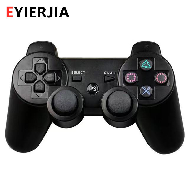 P3 controller wireless Bluetooth dual vibration snowflake buttons universal buttons multi-color PS3 game controller