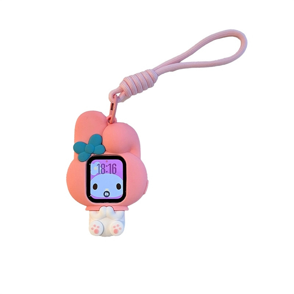 Pudding dog compatible Apple iwatch 1-8 generation Apple watch S10/SE3 silicone ultra2 protective case