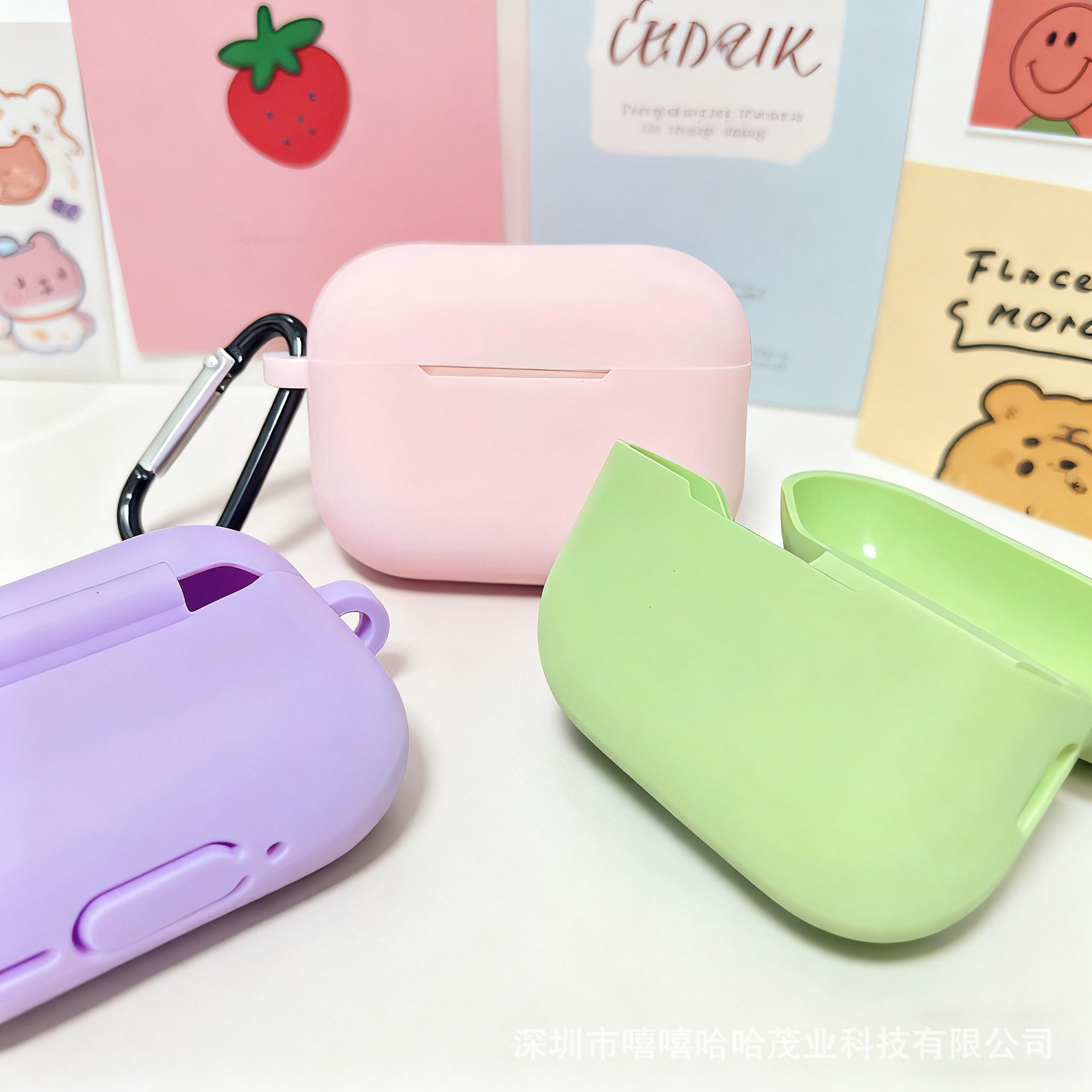 Apple Headphone Protective Case AirPods Pro 3 Headphone Case Protective Cover Wireless Bluetooth Headphone Silicone Case