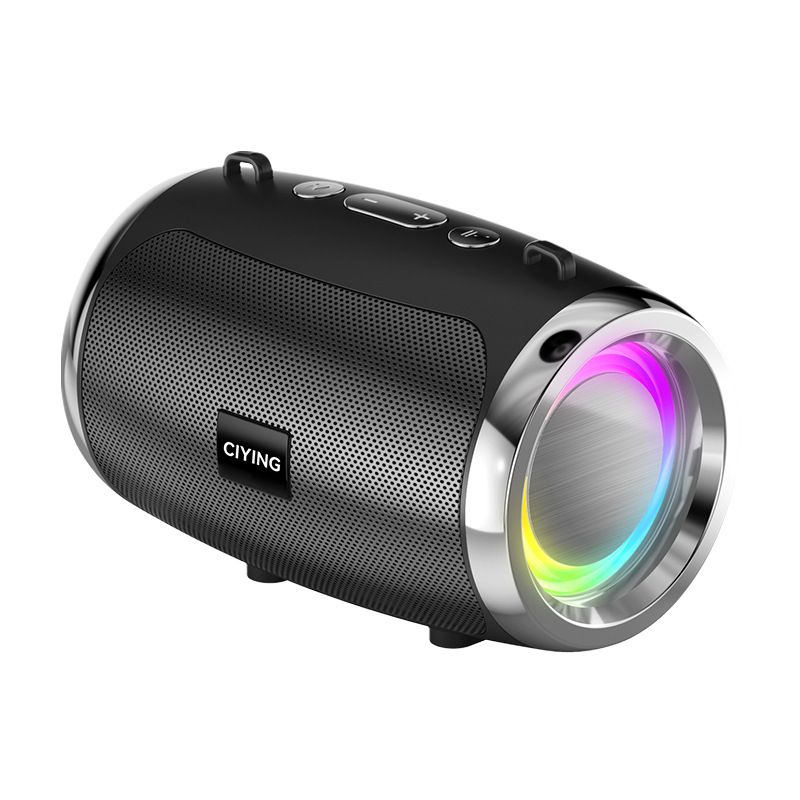 New Bluetooth Speaker Outdoor Portable Mini Small Speaker Home Outdoor Plug-in Card Color Light Heavy Subwoofer
