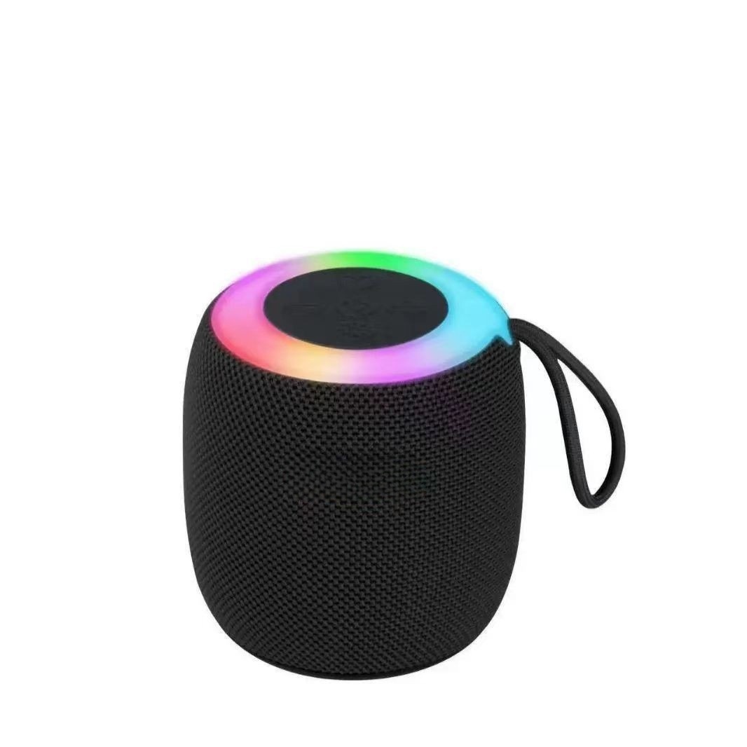 new product 309 wireless Bluetooth audio colorful atmosphere night light outdoor portable mini fabric small subwoofer sound