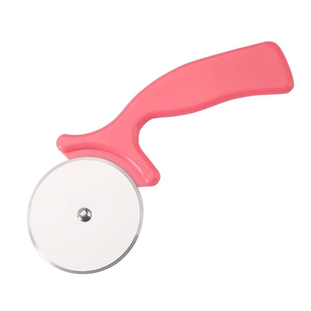 Stainless Steel Pizza Cutter Baking Tool Pancake Cutter Dough Divider Kitchen Round Rolling Knife
