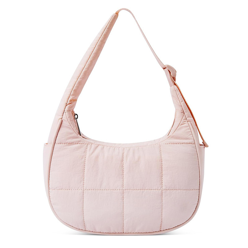 New Women's Small Down Bag Single Shoulder Bag Nylon Single Shoulder Wallet Handbag with Adjustable Strap