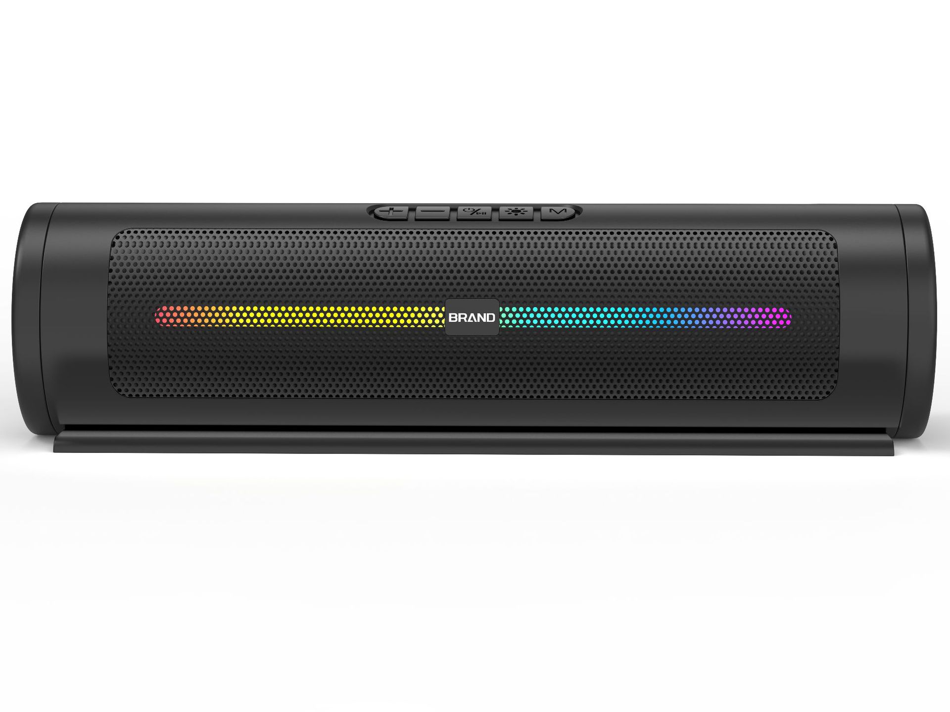 2024 new wireless Bluetooth speaker portable subwoofer with light outdoor heavy bass small speaker plug card speaker