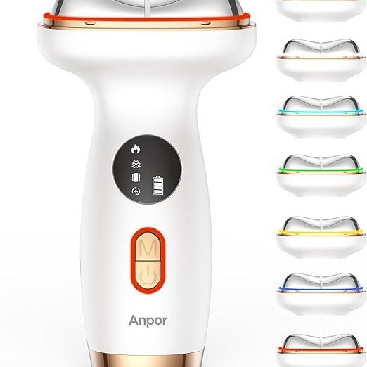 Cold Hot Neck Care Device Facial Neck Massage Device Fade Neck Lines Beauty Device Home Color Light Neck Beauty Device