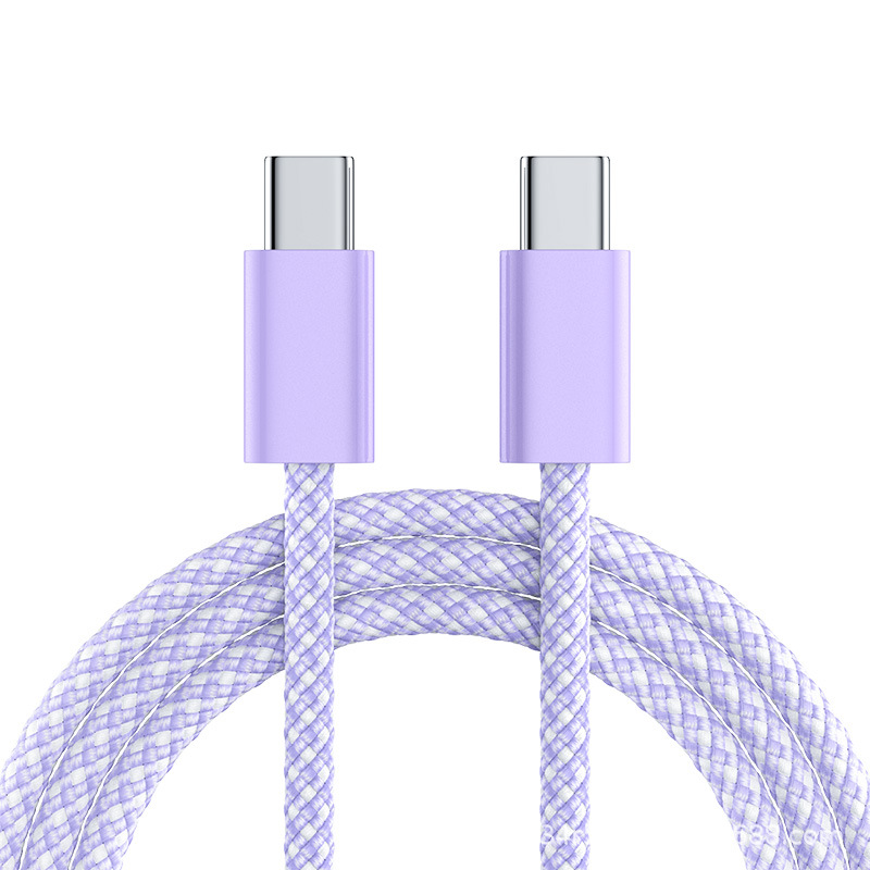 Type-C to Type-C 60W Data Cable for iPhone 15 16 Samsung Huawei Fast Charging Cable