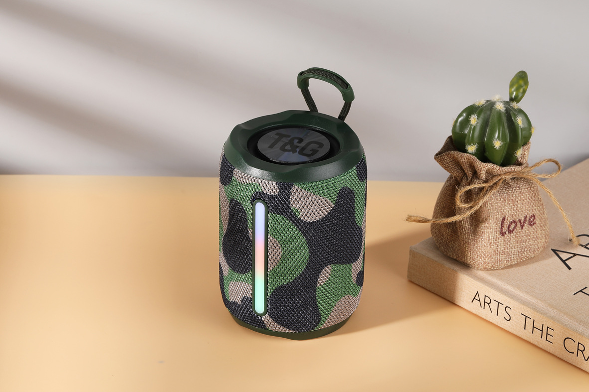 Gift TG679 Bluetooth Speaker Outdoor Wireless Card Slot Portable TWS Bass Handheld Small Audio