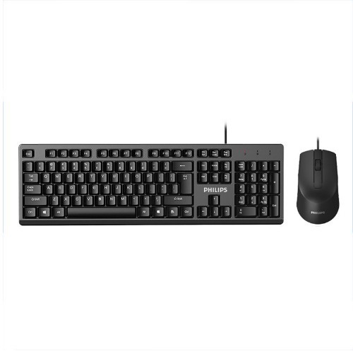 Philips SPT6234 Wired Office Keyboard Mouse Set Notebook Desktop Computer USB Business Keyboard Mouse