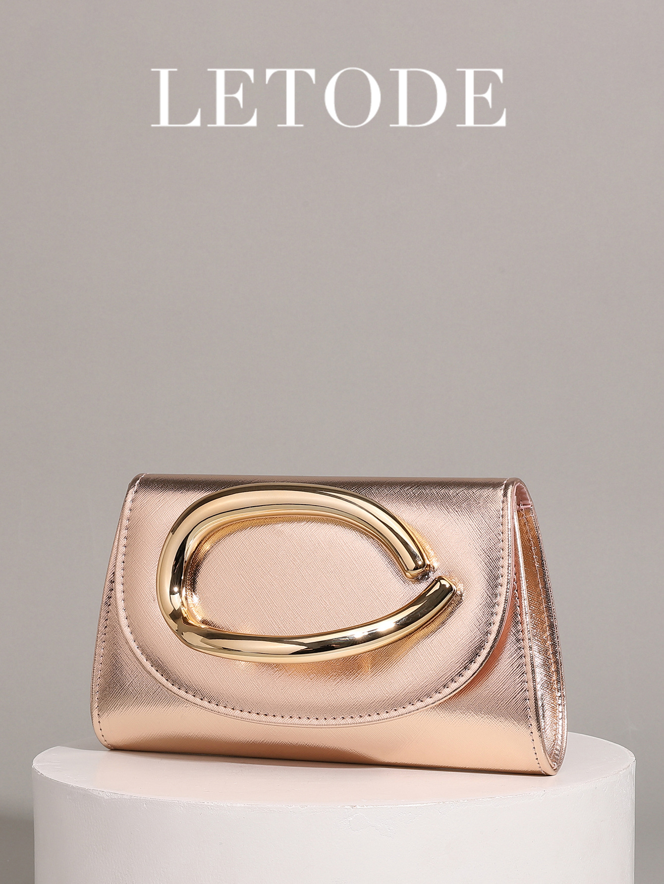 Textured PU Evening Bag 2026 Clutch Bag Women's Bag