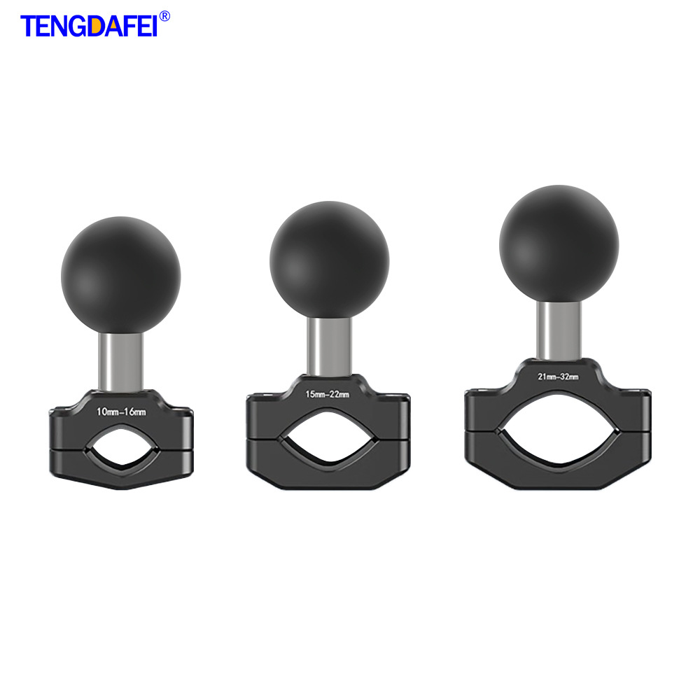 Universal ball head accessory motorcycle bracket connecting rod handlebar fixing navigation action camera rearview mirror seat motorcycle