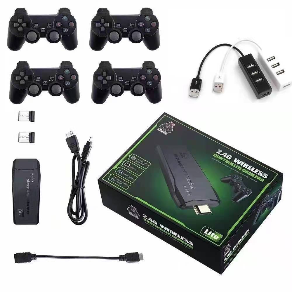 M8 Game Console HDMI HD Arcade 2.4G Wireless Controller TV Home Mini Ubao Game Console