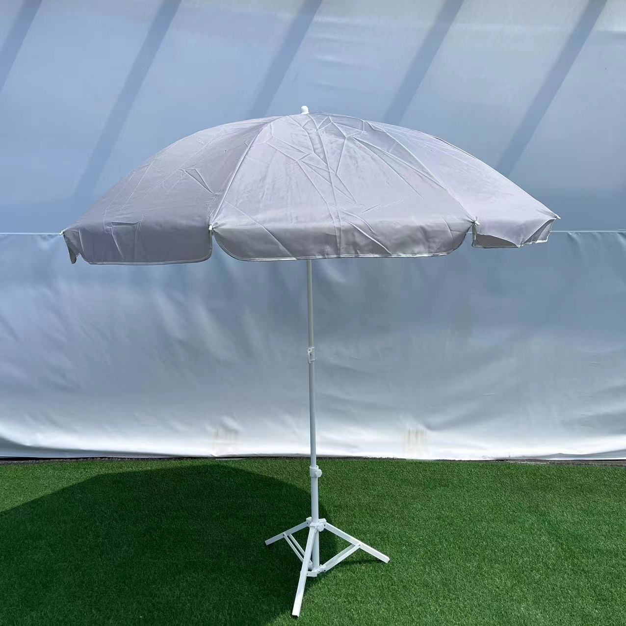2m striped sun umbrella, stall umbrella, courtyard umbrella, portable advertising umbrella, beach umbrella